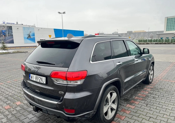 Jeep Grand Cherokee cena 111500 przebieg: 90108, rok produkcji 2016 z Warszawa małe 232